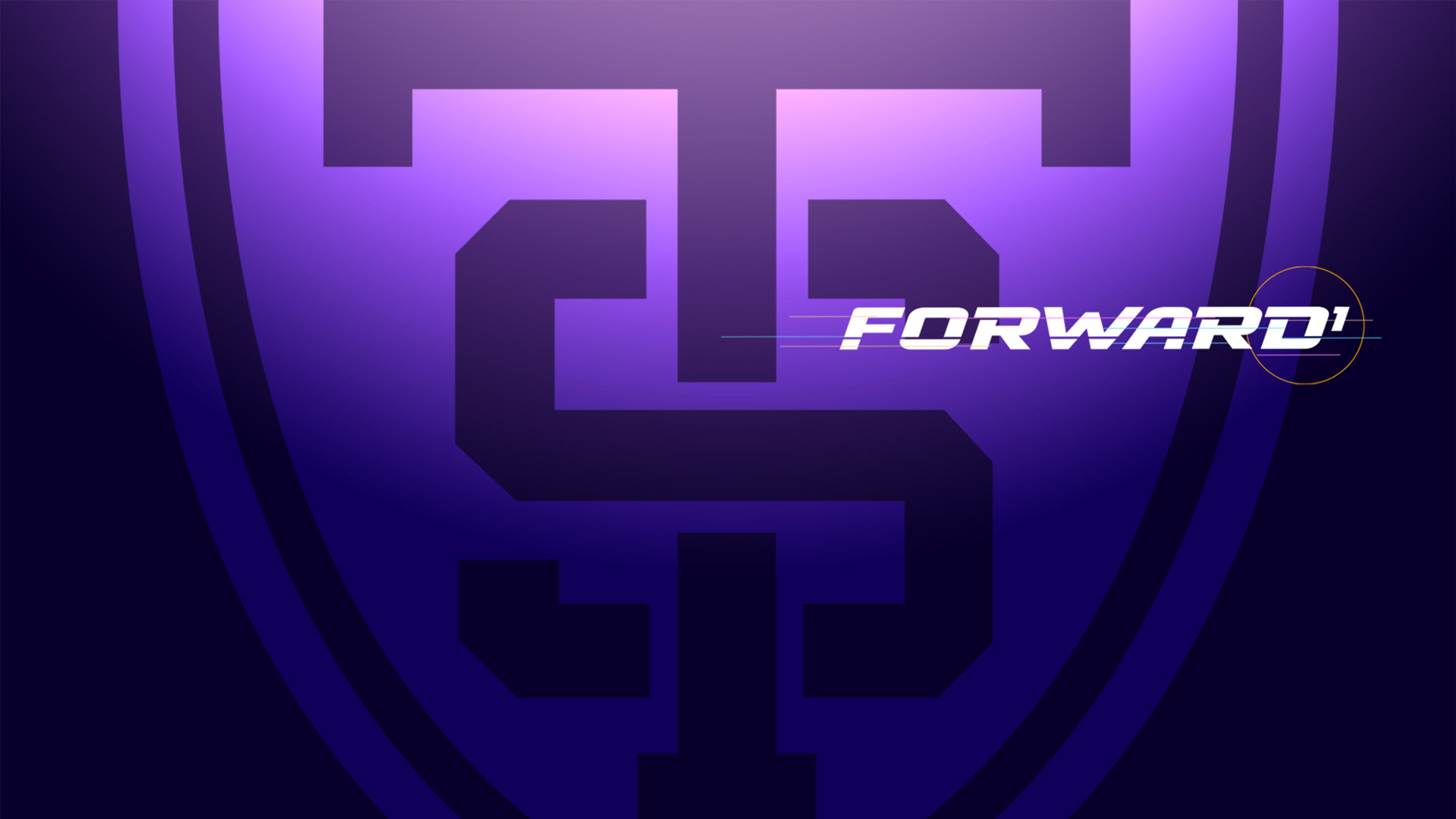 purple logo saying Forward D1