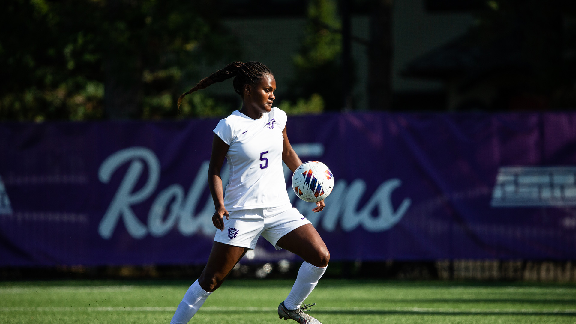 Ariana Sanchez during an exhibition game between the women’s soccer team and the University of Minnesota on the south athletic fields on August 8, 2022, in St. Paul.