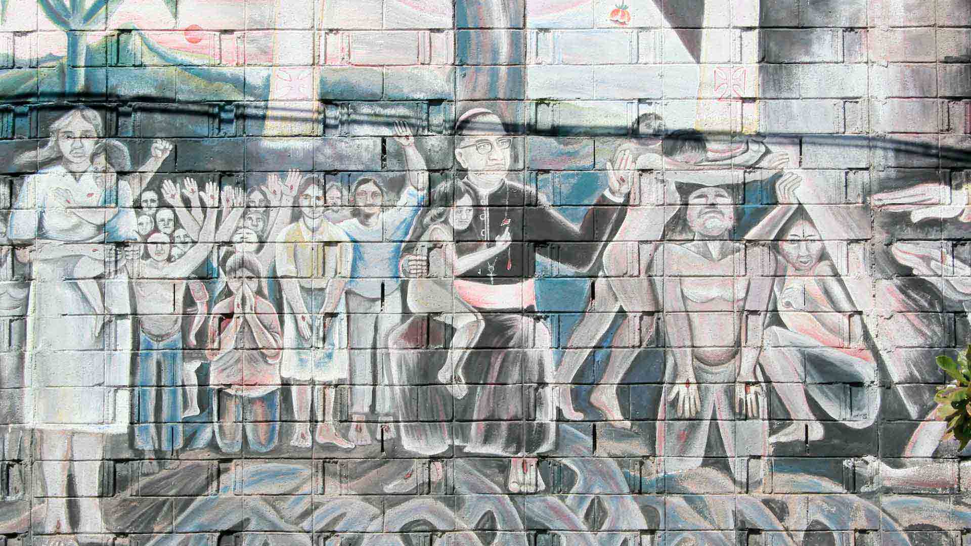 Mural by artist Oscar Romero