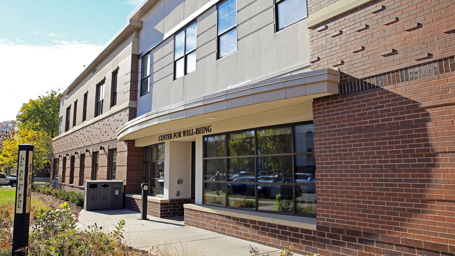 Center for Well-Being building