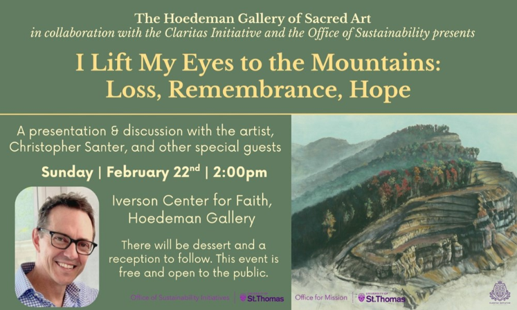 original advertisement of event showing picture of the artist