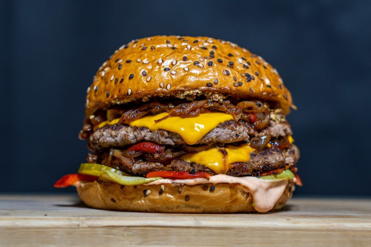 double-cheeseburger-on-counter