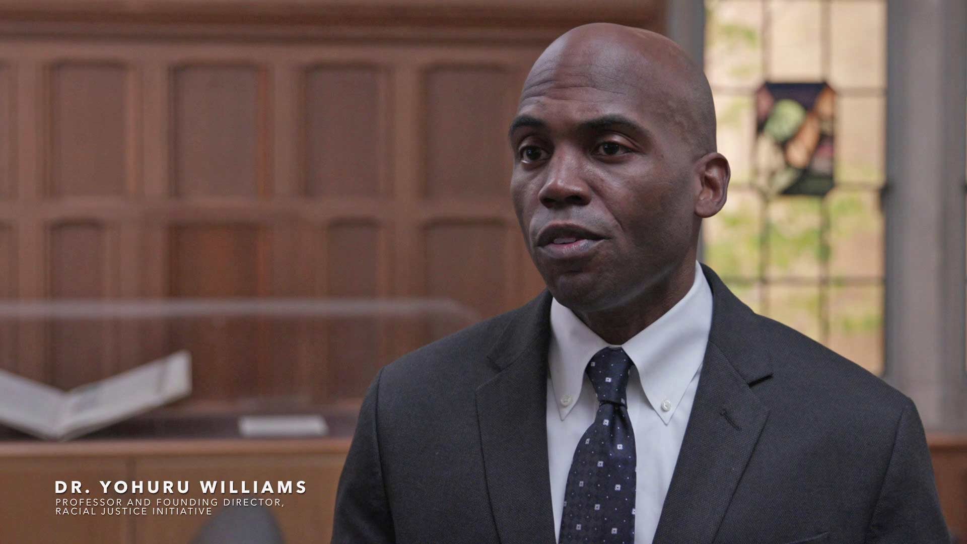 screenshot from the video showing yohuru williams speaking