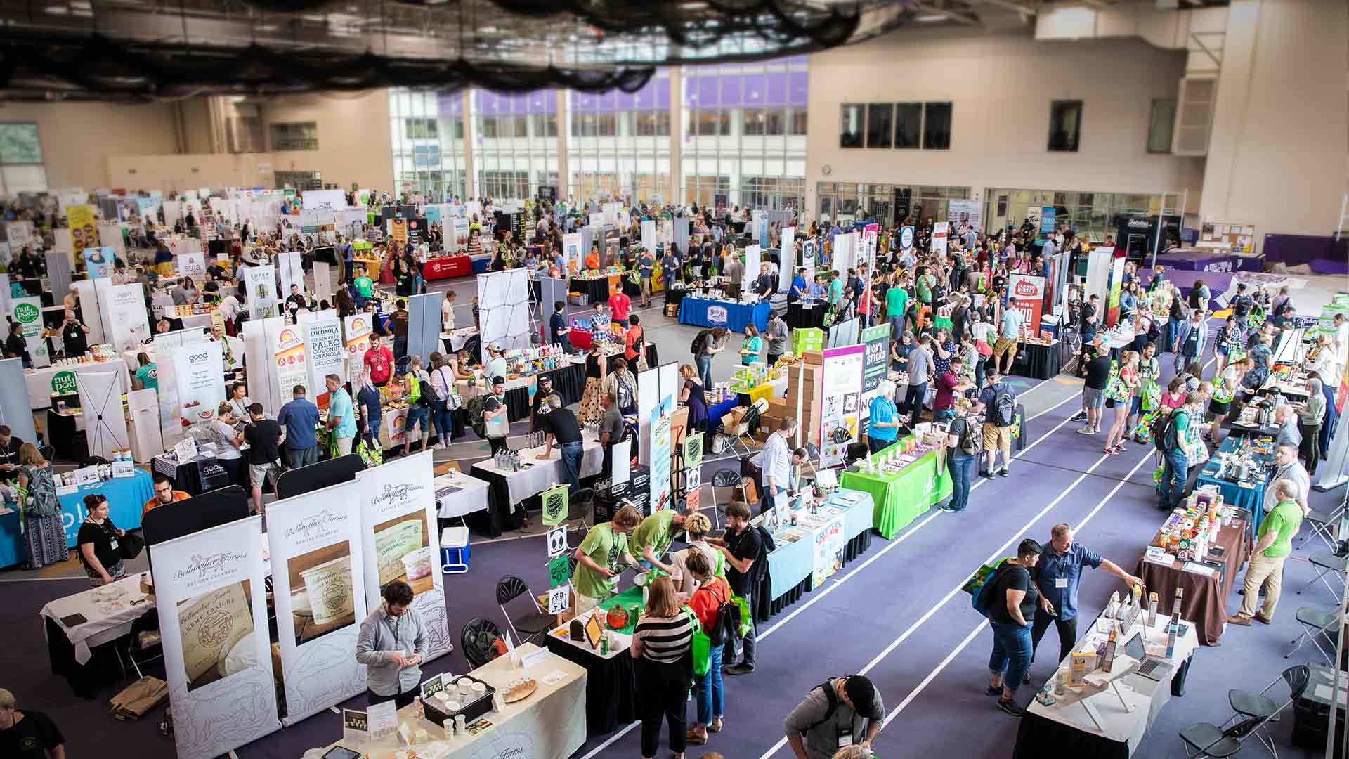 tradeshow in athletic complex