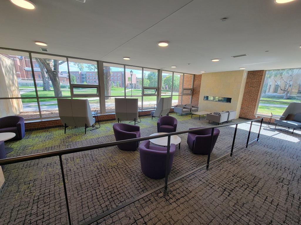 Interior view of Dowling lounge