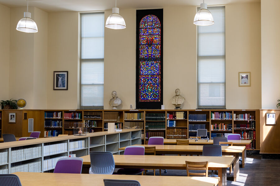 Archbishop Ireland Memorial Library interior