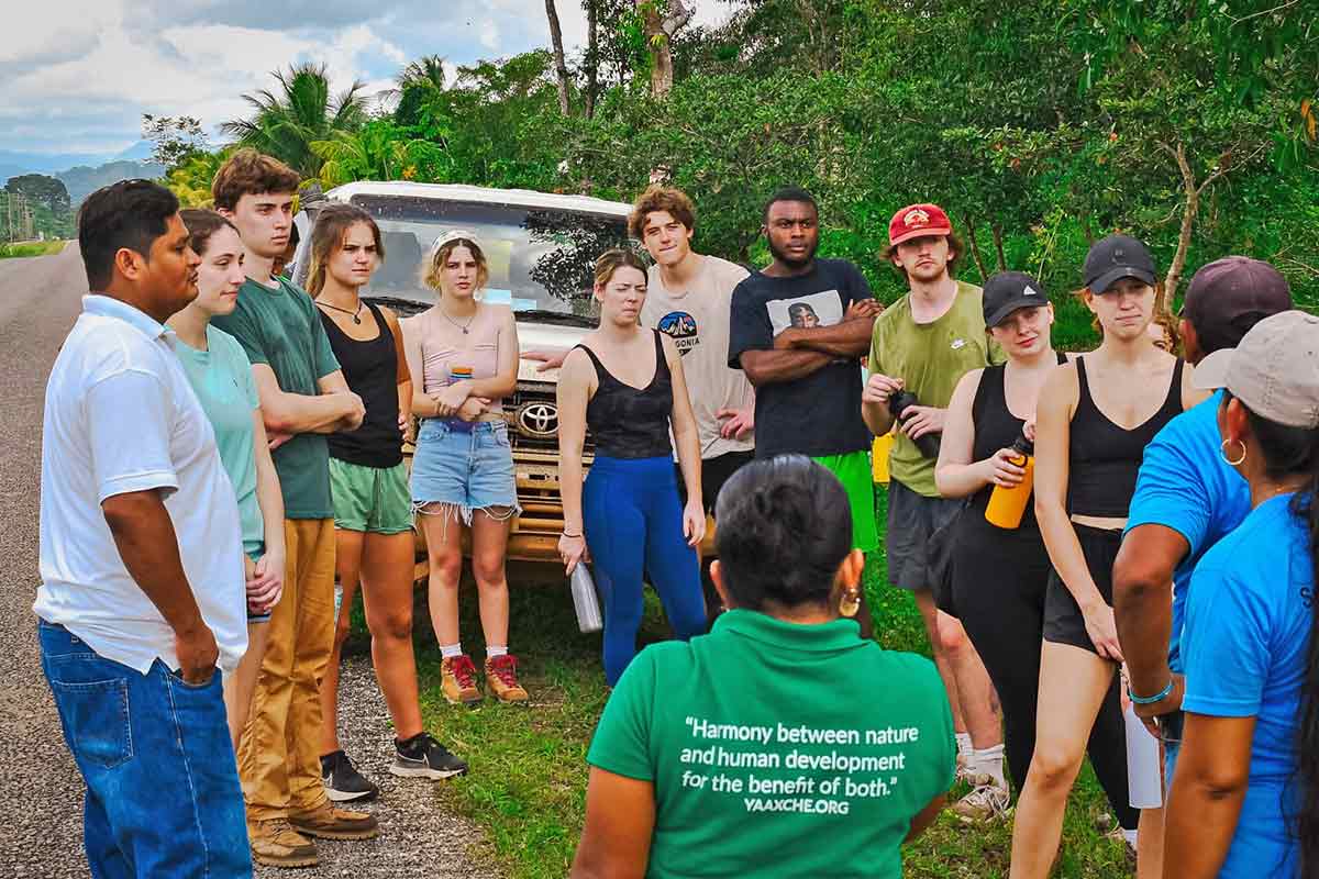 Stthomas Students in Belize in a VISION Trip