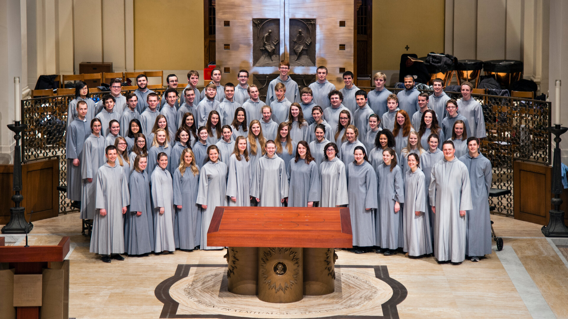 liturgical choir performs