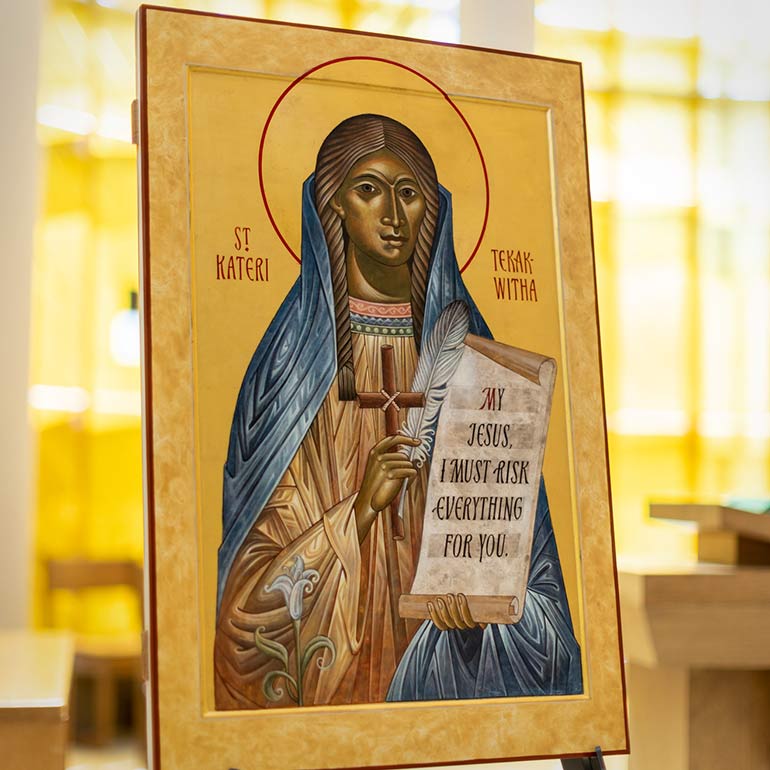 St. Kateri Tekakwitha Icon