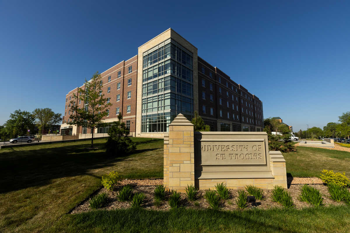 Exterior view of a residence hall