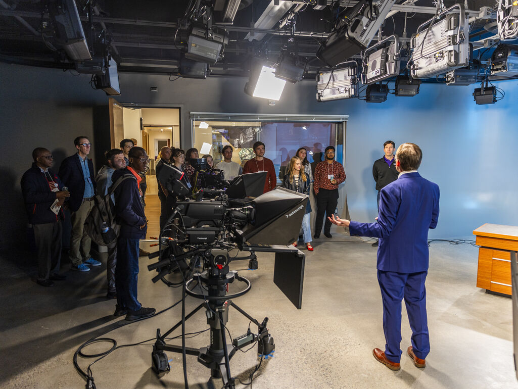 emerging media newsroom and classroom