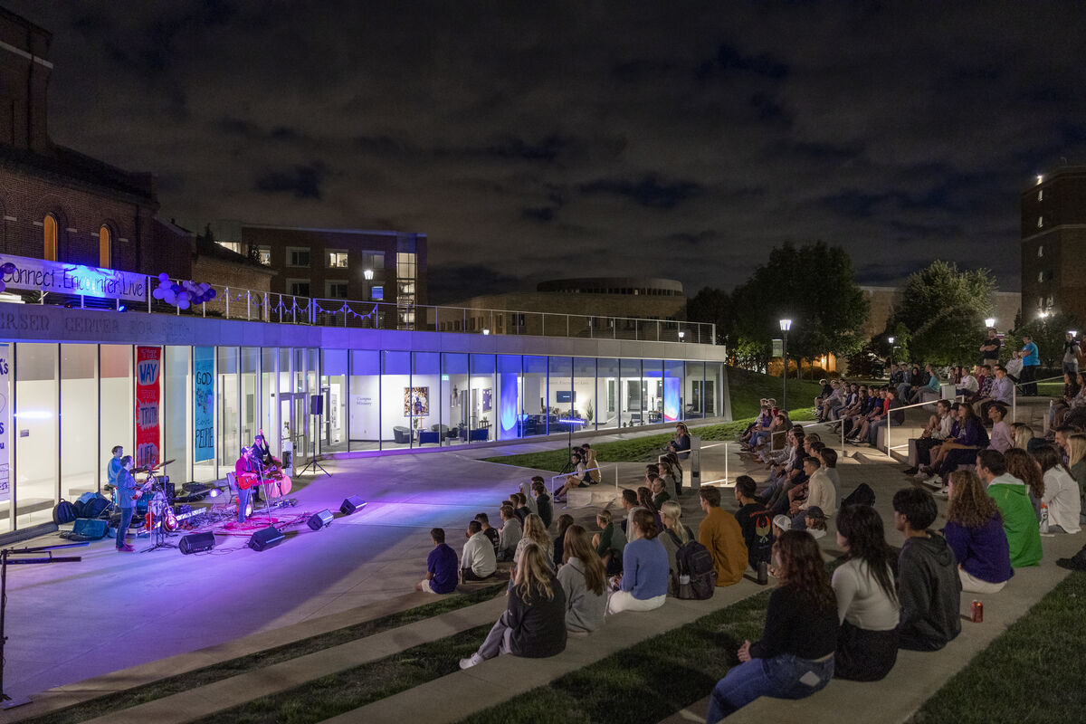 Live music at the Iversen Center for Faith